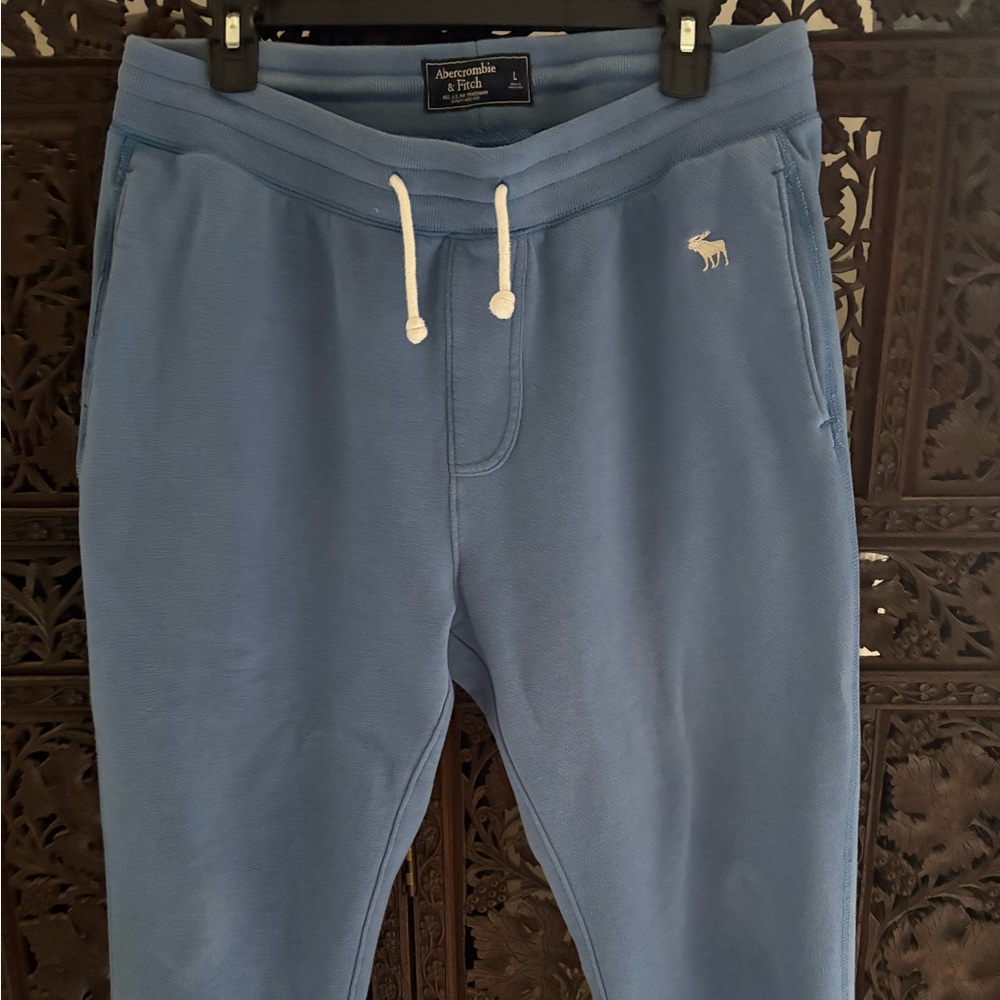 Abercrombie & Fitch Light Blue Joggers